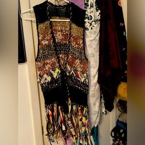 Hobo Fringed Vest Boho Style